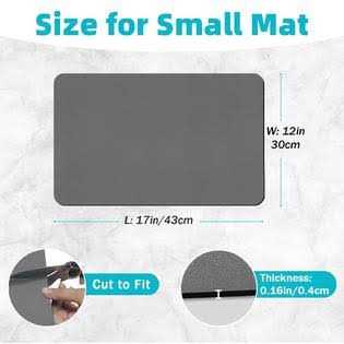 PoYang coffee maker mat for countertops coffee mat absorbent coffee bar mat for kitchen hide stain rubber backed - Image 5