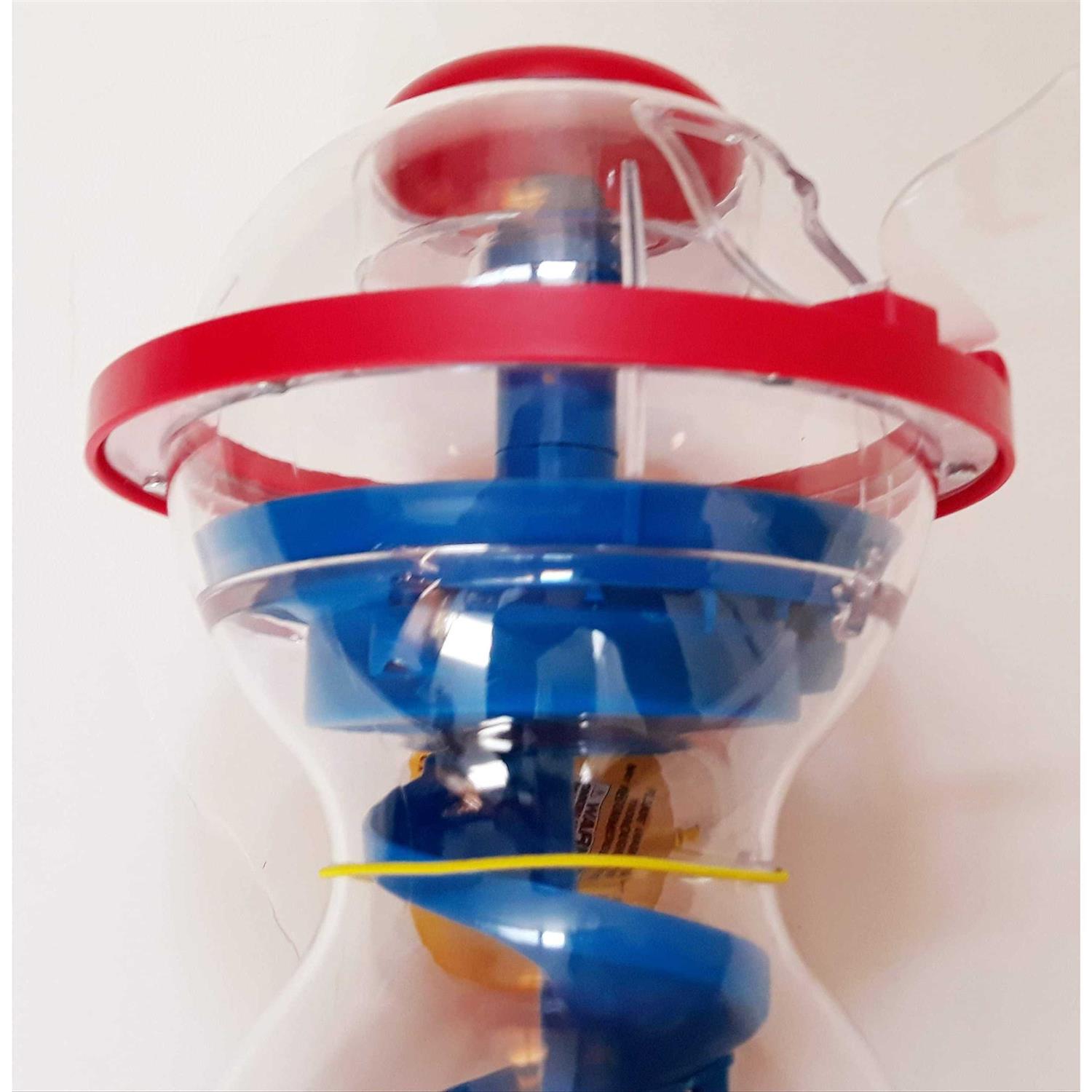 M&M Candy Dispenser Fun Machine Swirl Action Red and Blue 10 x 5 - Image 3