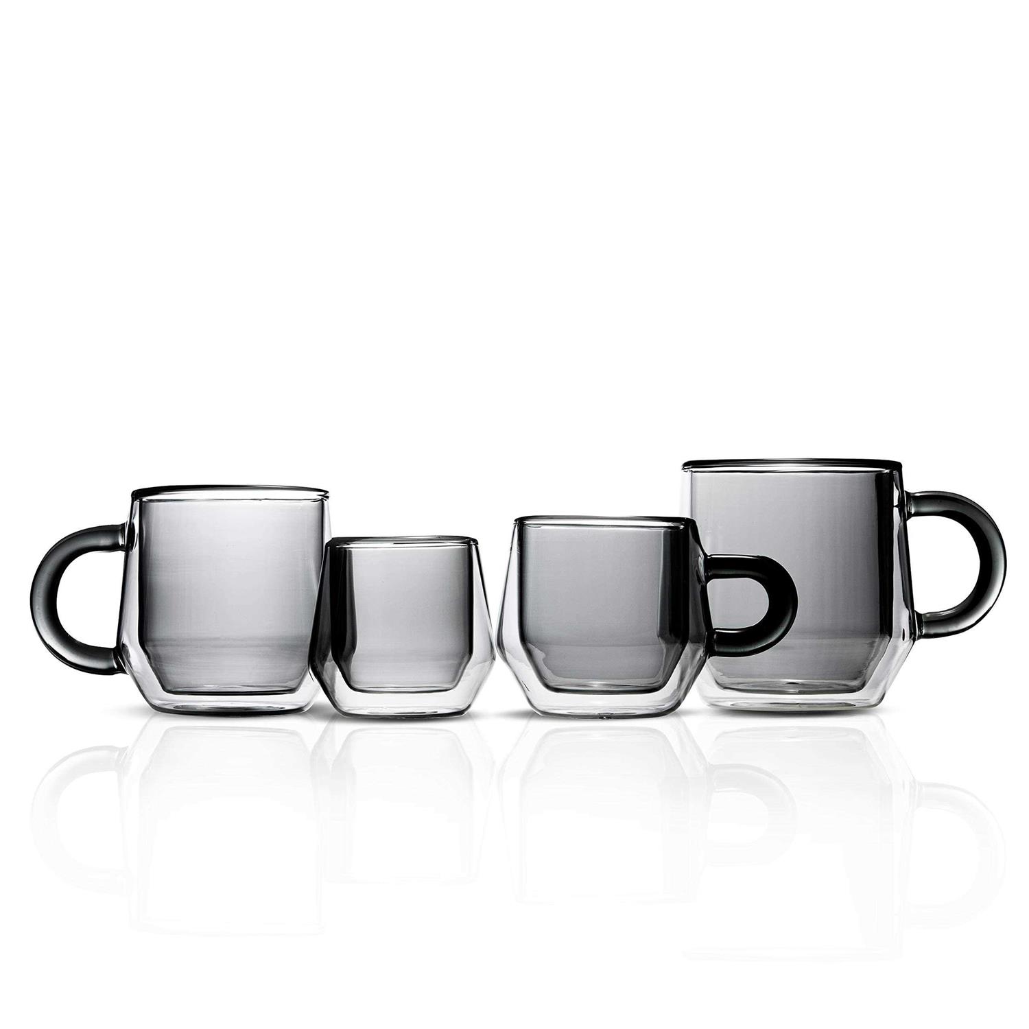 Hearth Glass Double Walled Glass Coffee Mugs - Image 3