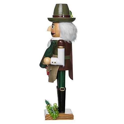 Kurt Adler 15-Inch Wooden Wine Grower Nutcracker - Image 5