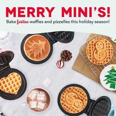 Dash Christmas Mini Waffle Maker - Image 3