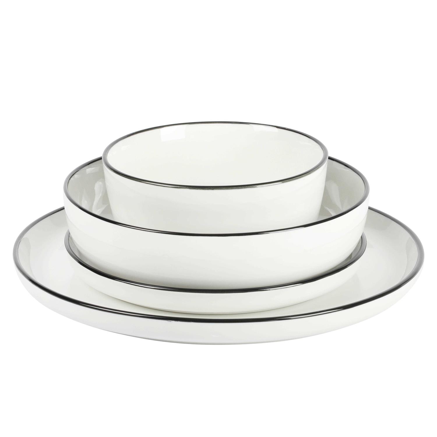 Gibson Home Oslo 16 Piece Dinnerware Set - Image 2