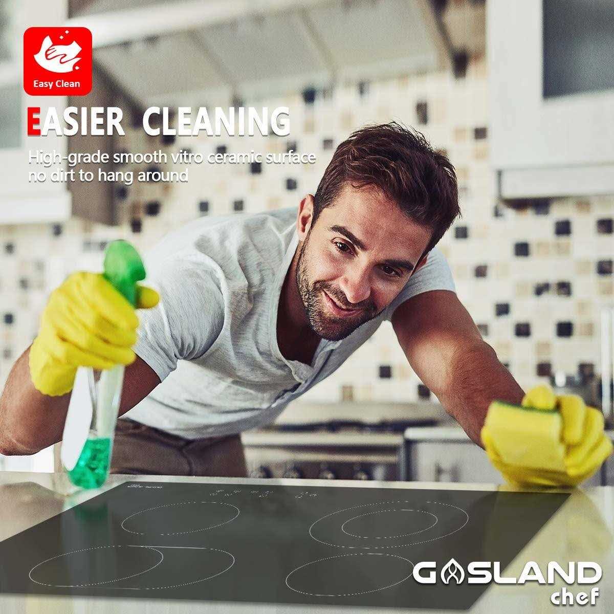 GASLAND Chef 30 Inch 4 Burner Sensor Touch Radiant Ceramic Cooktop - Image 4