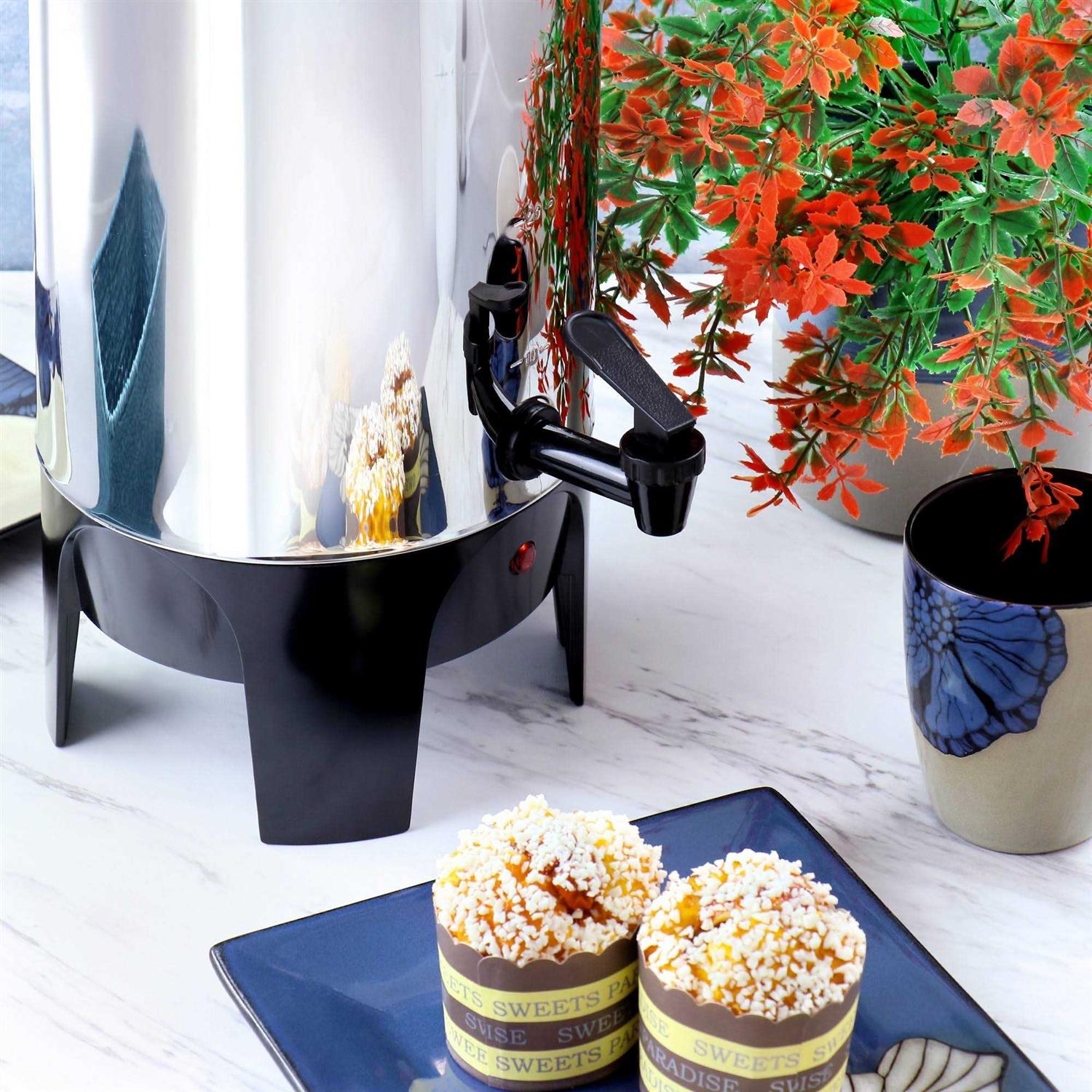 Megachef Stainless Steel Coffee Urn - Image 4