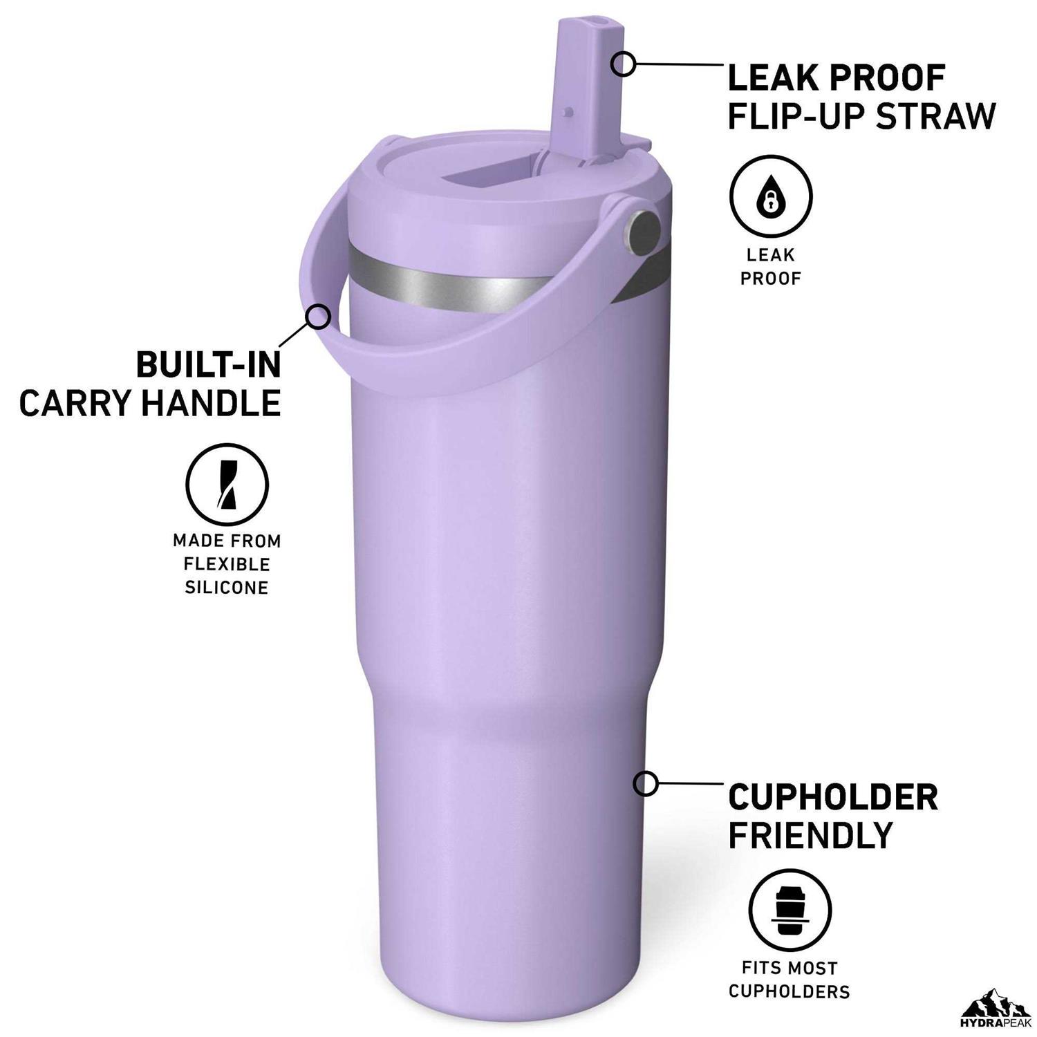 Hydrapeak Nomad 32oz Tumbler with Handle and Straw - Image 4