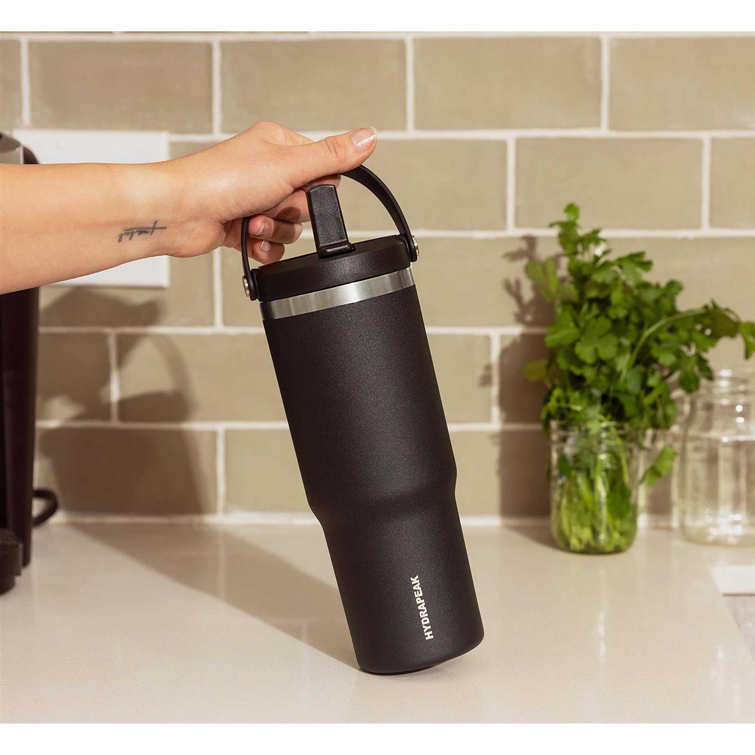 Hydrapeak Nomad 32oz Tumbler with Handle and Straw - Image 5