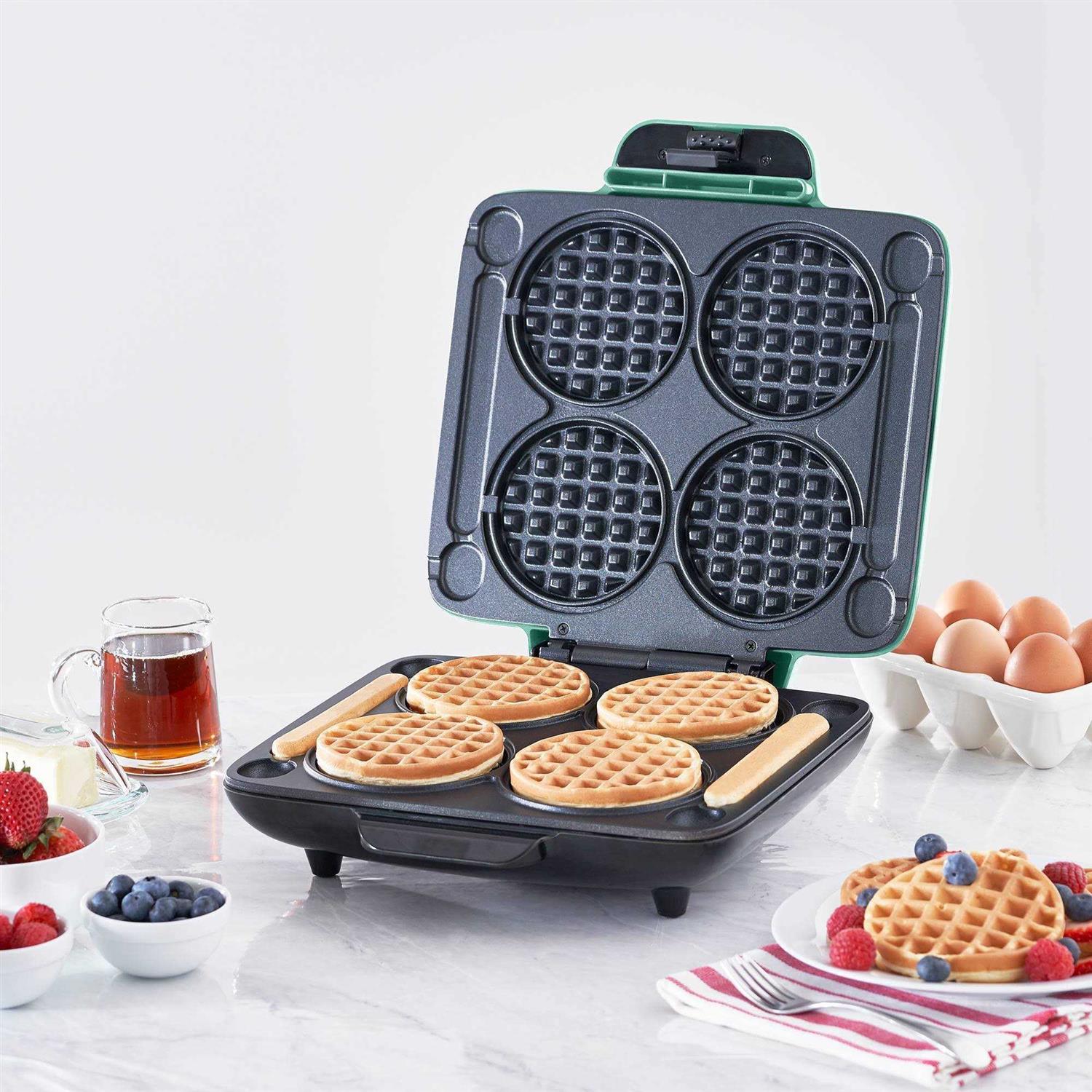 Dash Multi Mini Waffle Maker Four Mini Waffles, Perfect for Families and Individuals - Image 3