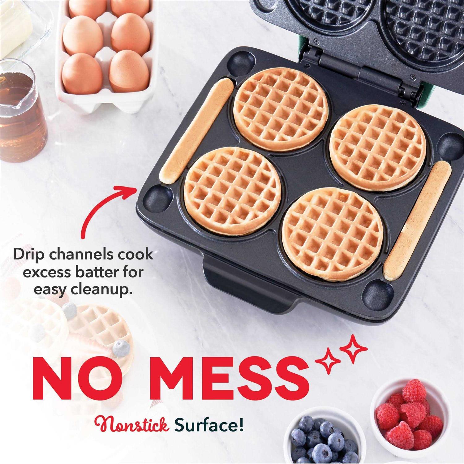 Dash Multi Mini Waffle Maker Four Mini Waffles, Perfect for Families and Individuals - Image 5