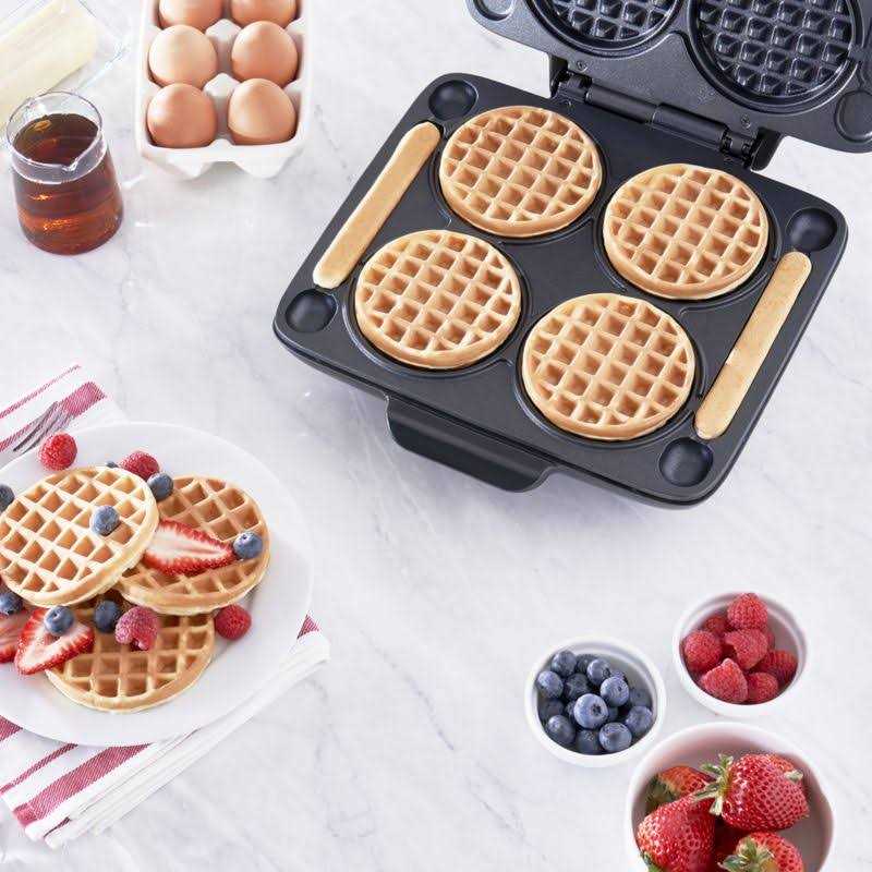 Dash Multi Mini Waffle Maker Four Mini Waffles, Perfect for Families and Individuals - Image 4