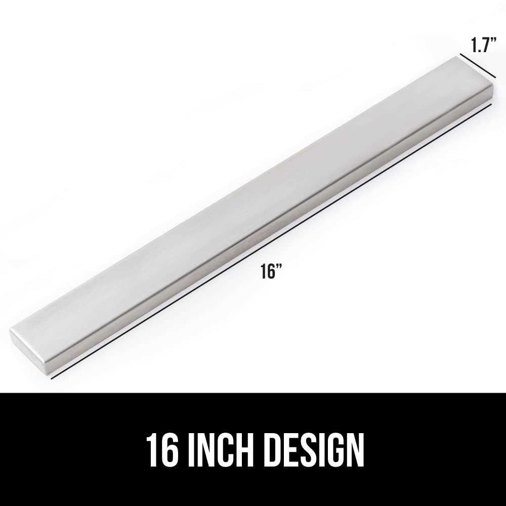 Gorilla Grip Stainless Steel Magnetic Knife Strip 16 Inch Holder Heavy Duty - Image 4