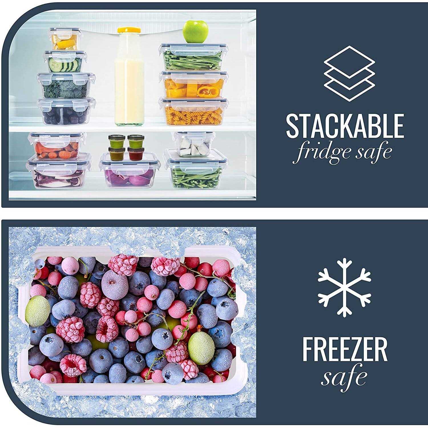 fullstar Food storage Containers with Lids plastic Containers - Image 5