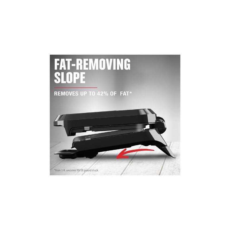 George Foreman 4-Serving Removable Plate Grill and Panini - Image 3