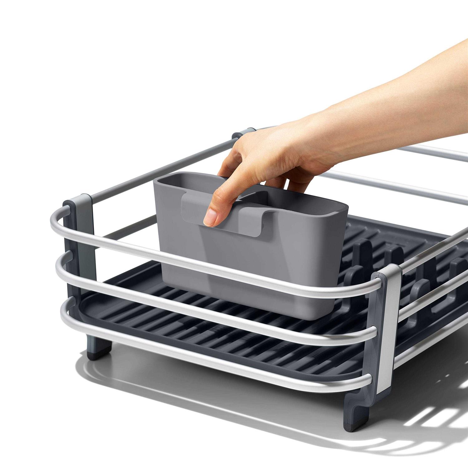 OXO Good Grips Aluminum Dish Rack - Image 3