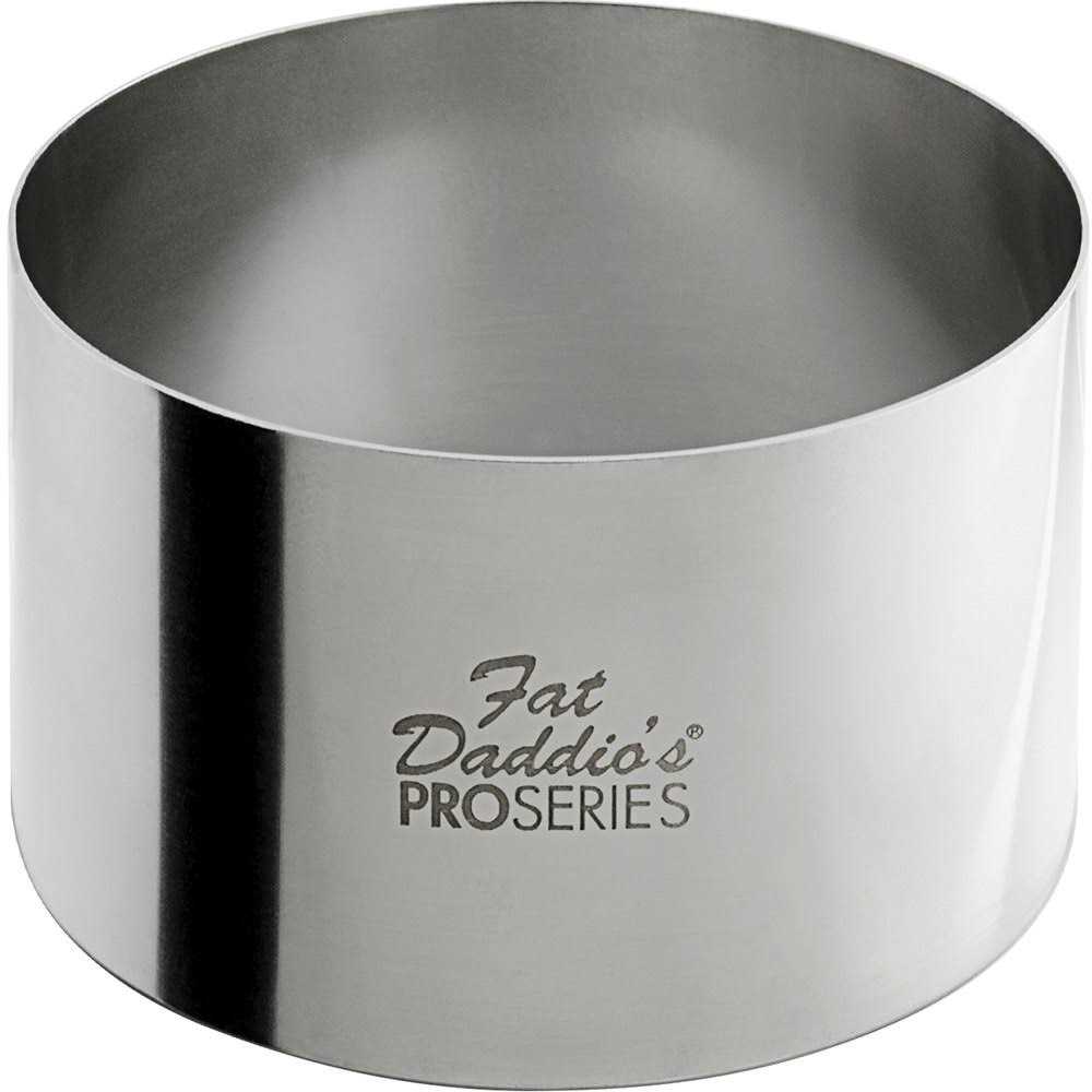 Fat Daddio's Stainless Steel Round Cake Pastry Ring - Image 3
