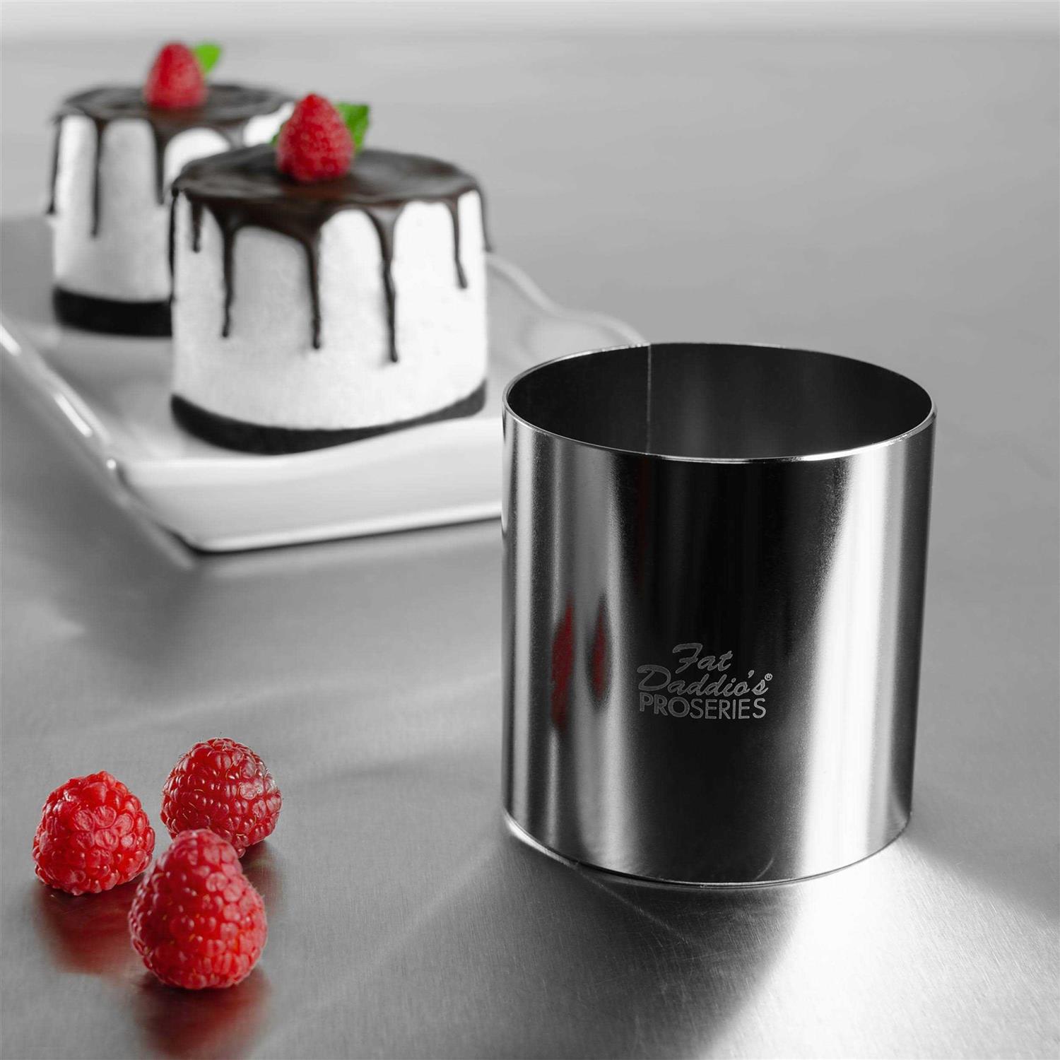 Fat Daddio's Stainless Steel Round Cake Pastry Ring - Image 5
