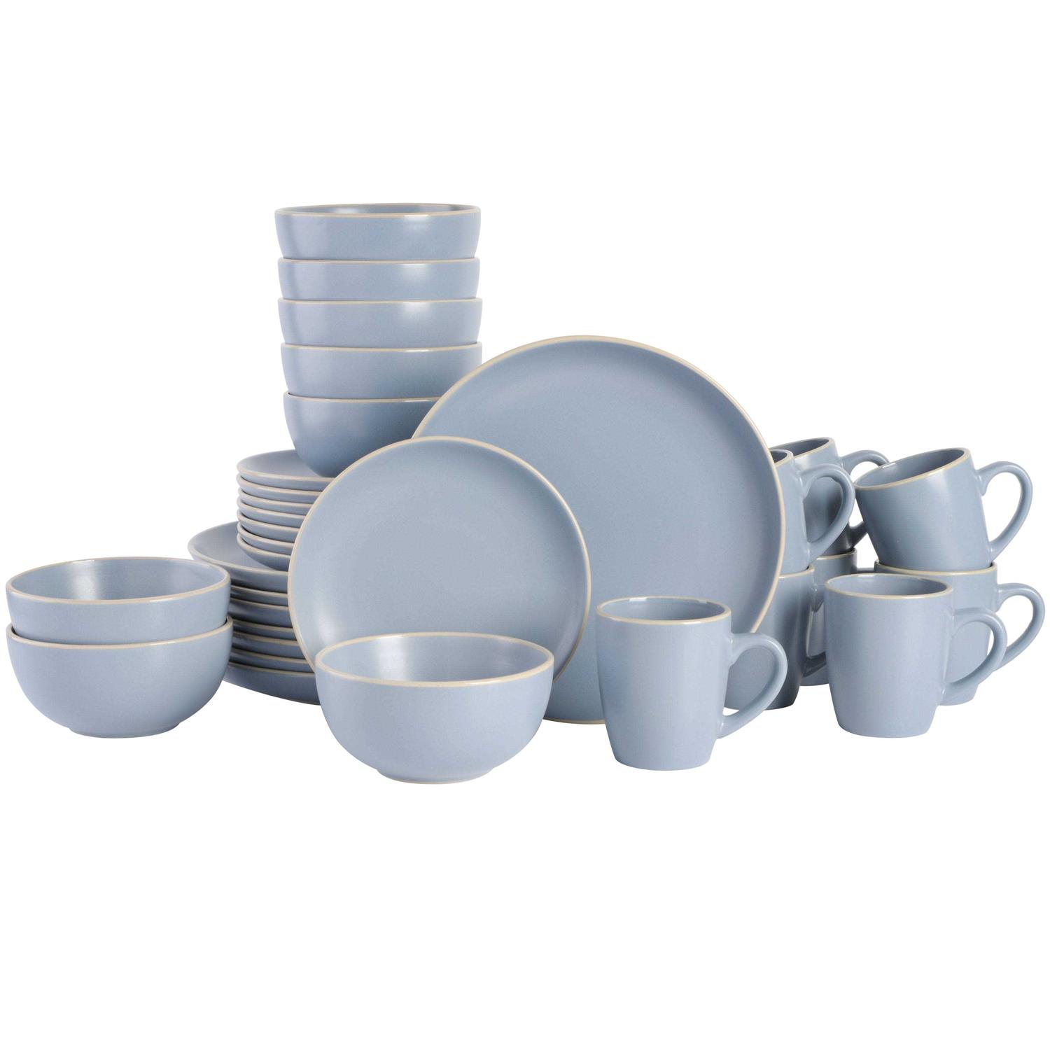 Gibson Home Rockaway 32 Piece Dinnerware Set