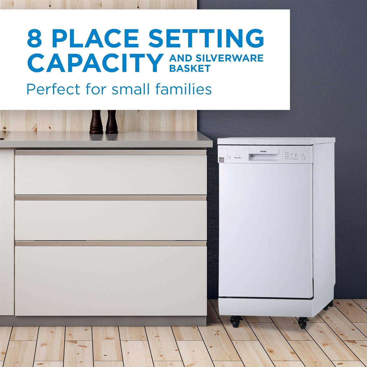 Danby 18 Portable Dishwasher DDW1805EWP - Image 5