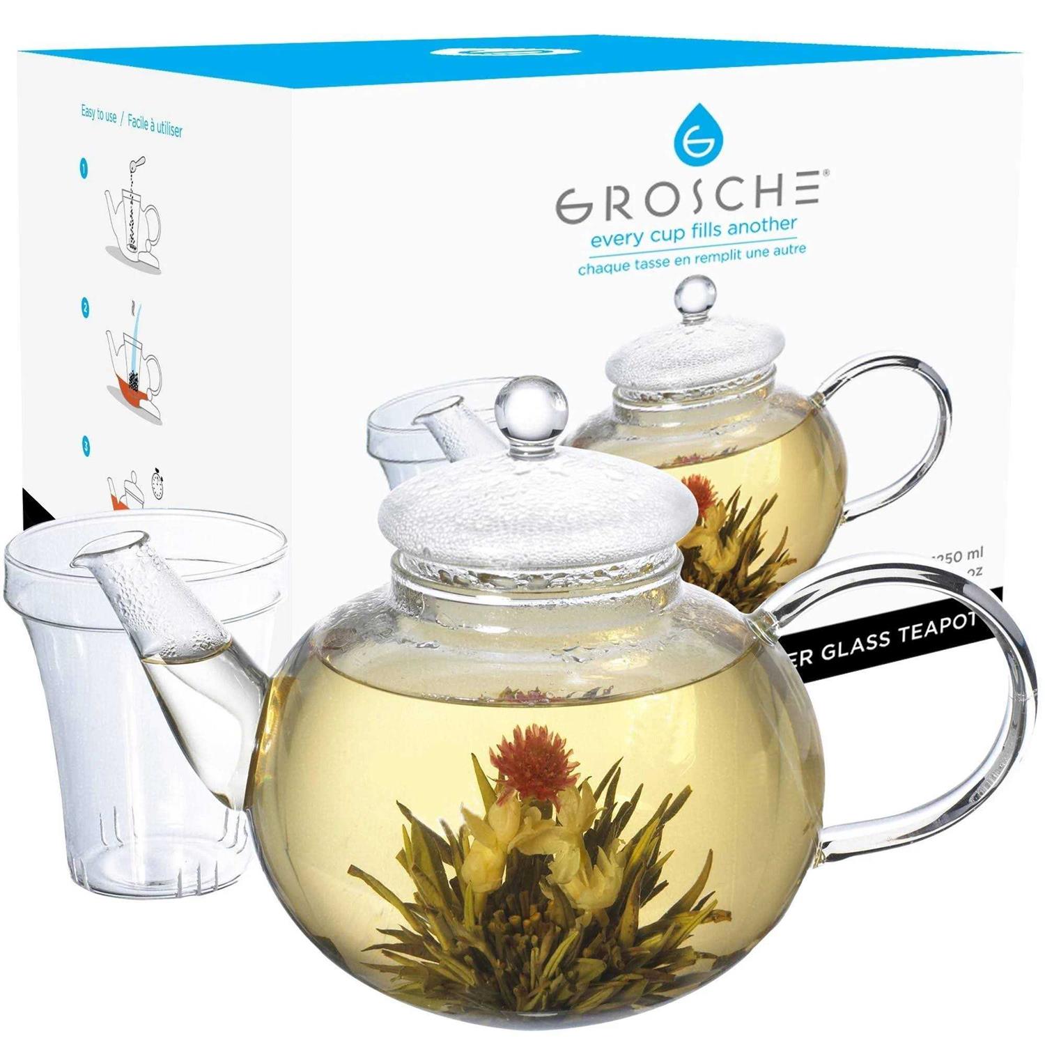Grosche Monaco Glass Infuser Teapot