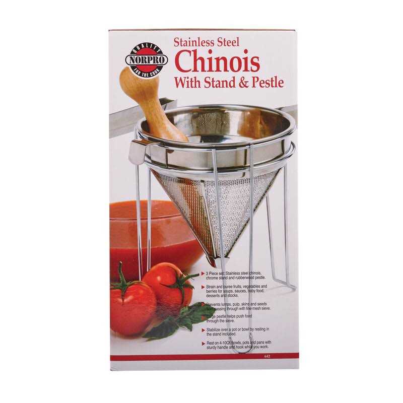 Norpro Chinois with Pestle and Stand - Image 5