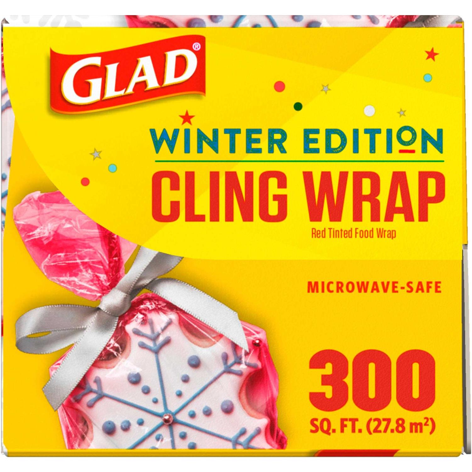 Glad Holiday Red Clingwrap Plastic Wrap - Image 5