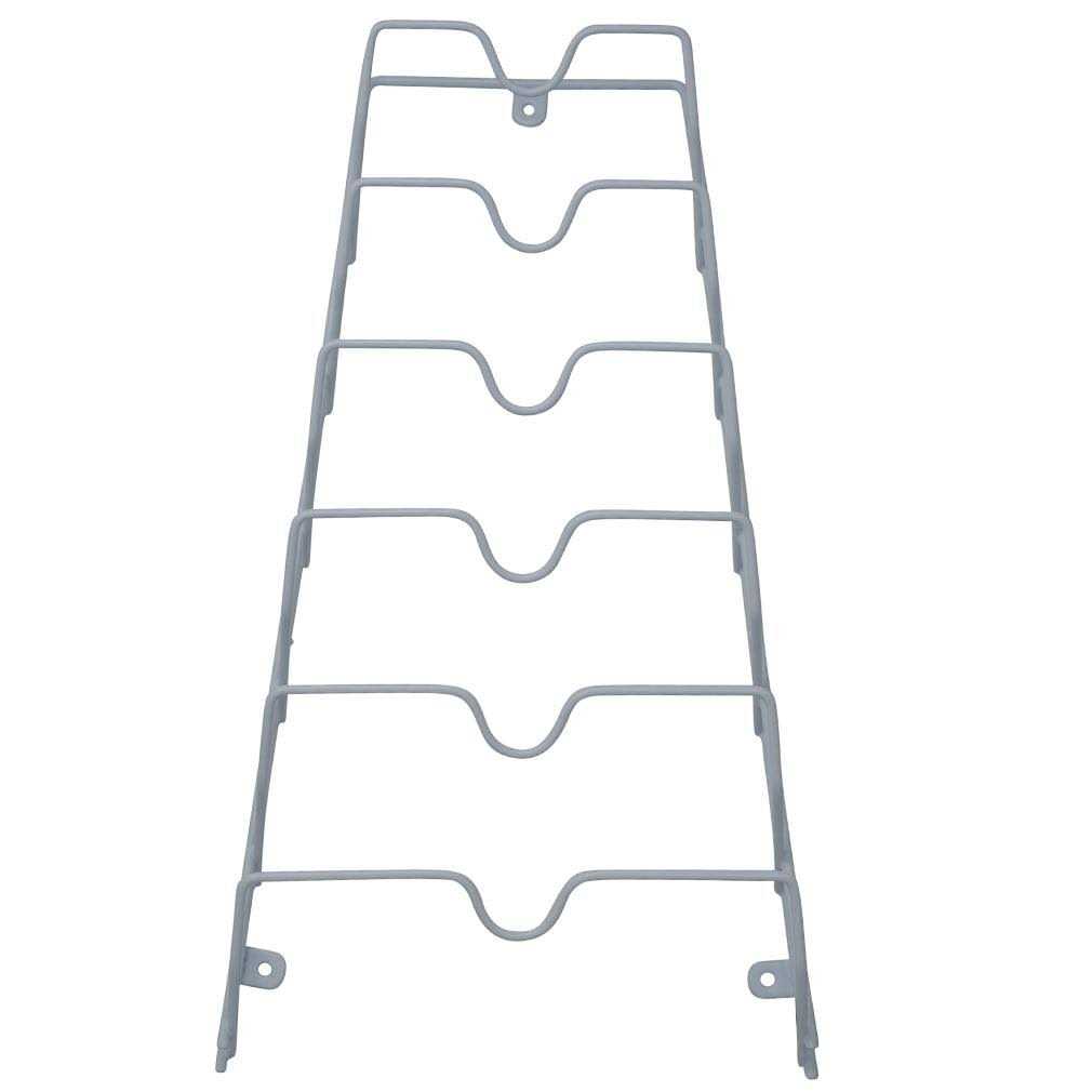 Evelots 6 Pot Lid Organizer for Cabinet or Pantry Wall Cupboard Door Pots and Pans Organizer