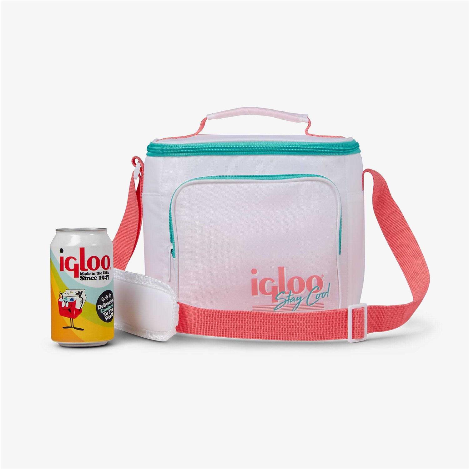 Igloo 90s Retro Collection Square Neon Lunch Box Cooler Bag - Image 2