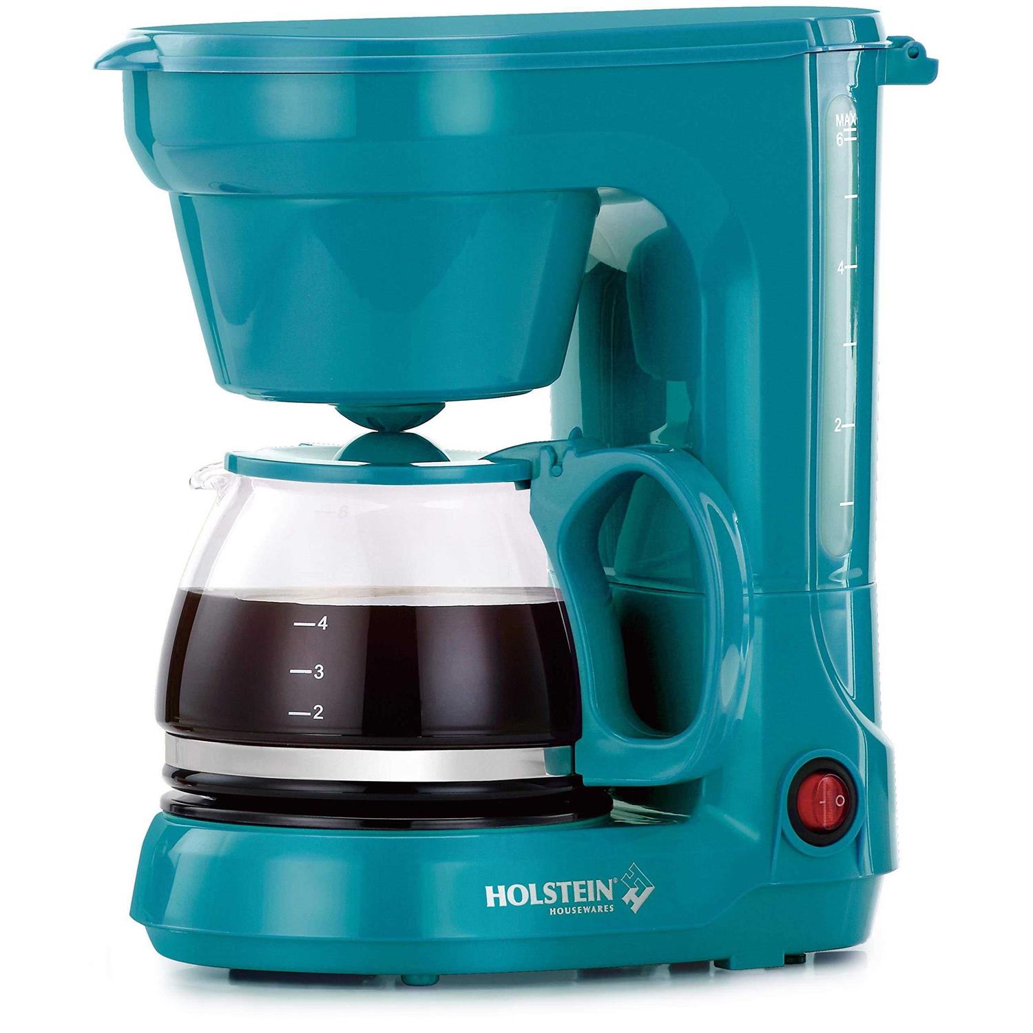 Holstein Housewares 5 Cup Coffee Maker Teal - Image 2