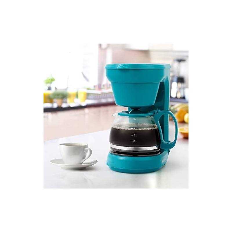 Holstein Housewares 5 Cup Coffee Maker Teal - Image 2