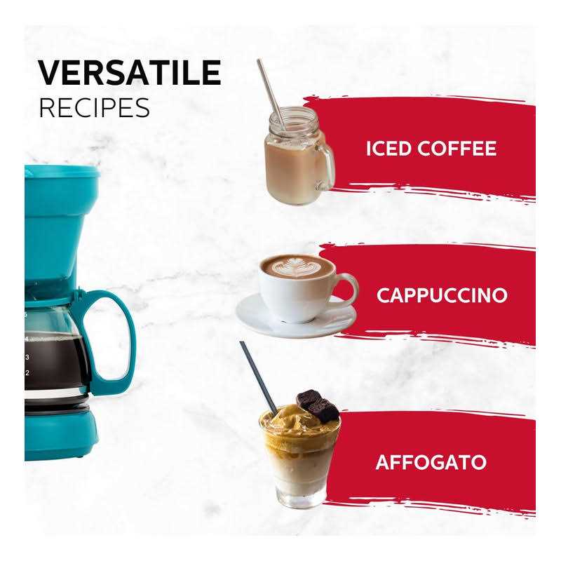 Holstein Housewares 5 Cup Coffee Maker Teal - Image 3