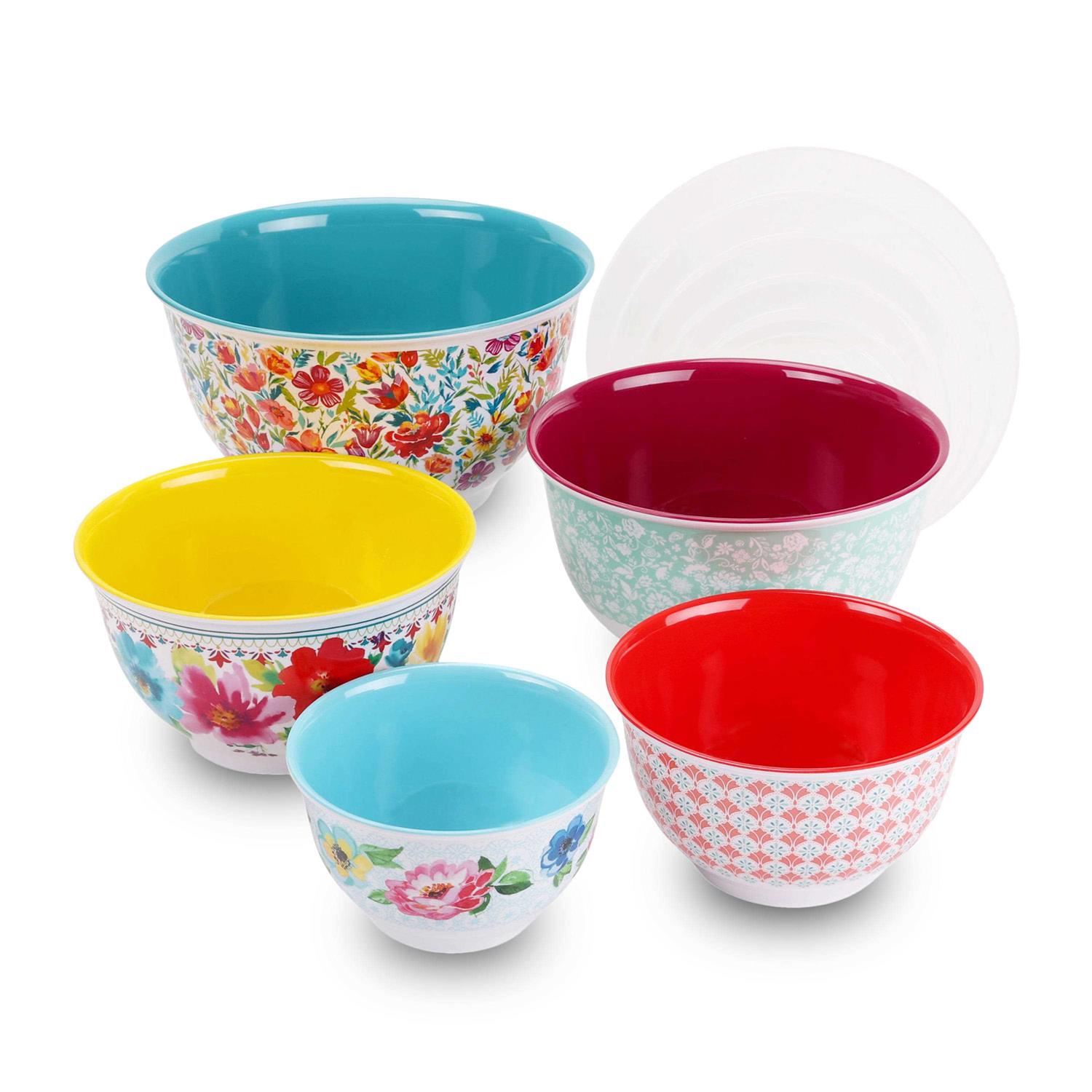 The Pioneer Woman 10-Piece Melamine Mixing Bowl Set - Image 4