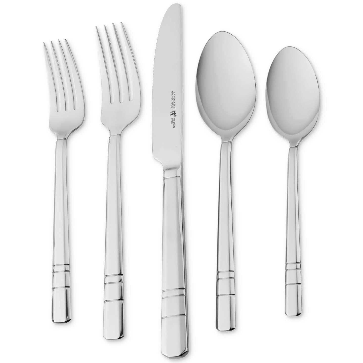 Henckels Madison Square Stainless Steel Flatware Set - Image 2