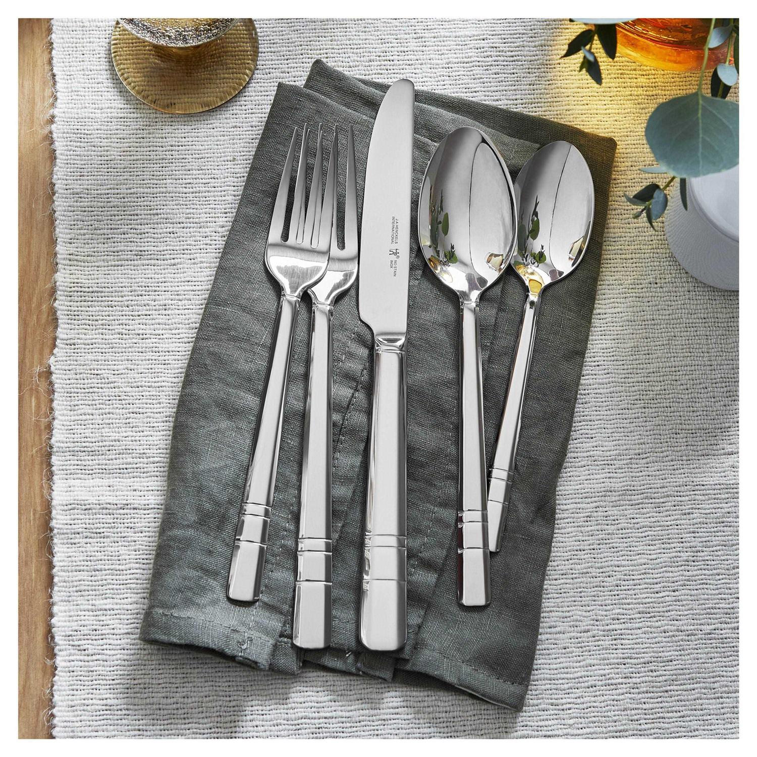 Henckels Madison Square Stainless Steel Flatware Set - Image 4