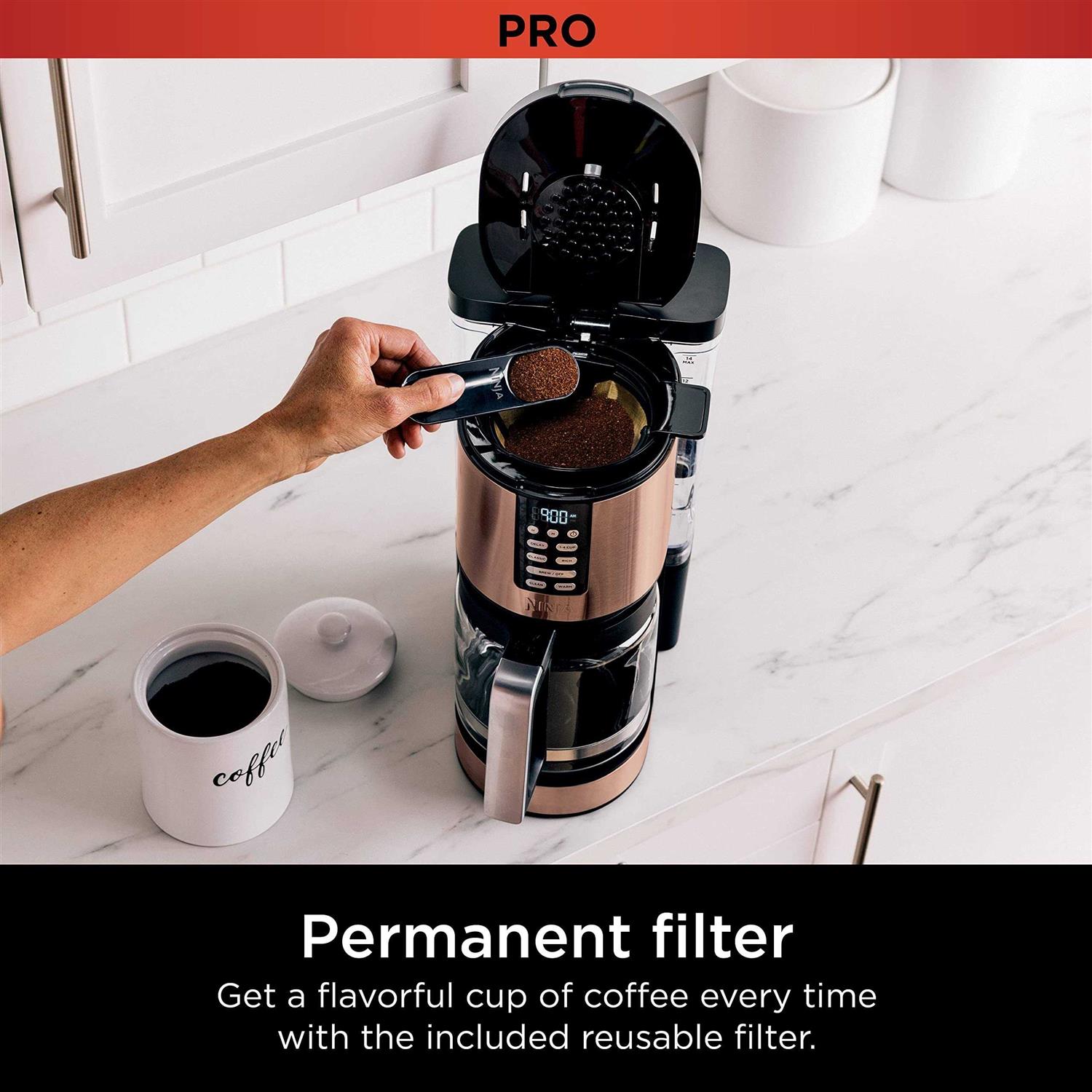 Ninja DCM201CP Programmable XL 14-Cup Coffee Maker PRO with Permanent Filter - Image 3