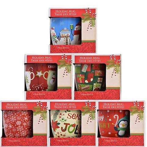 Gift-Boxed Christmas Holiday Mug 12 oz