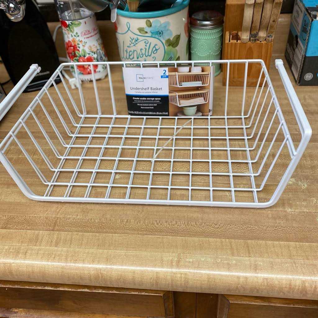 Mainstays Under Cabinet Baskets - Image 5