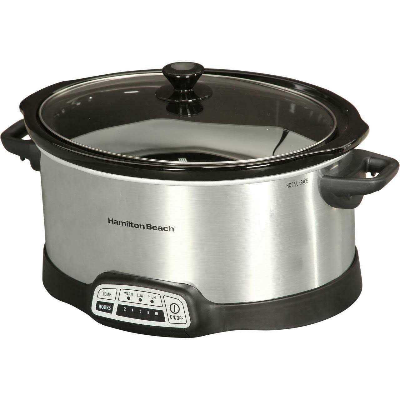Hamilton Beach 33473 Programmable 7-Quart Slow Cooker