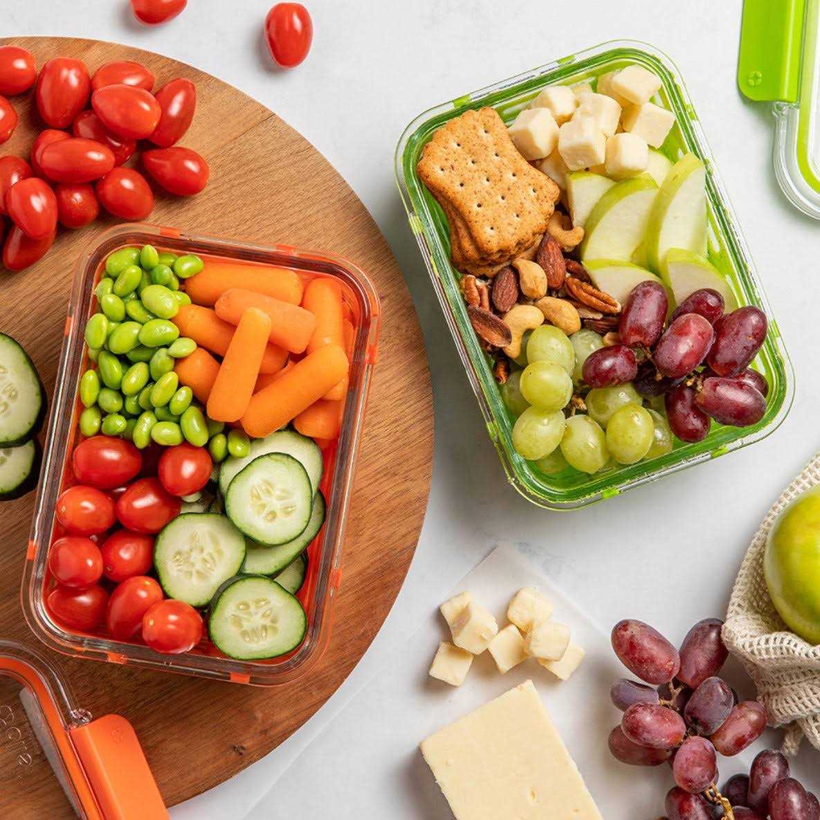 Ello Duraglass Glass Food Storage Meal Prep Containers - Image 3