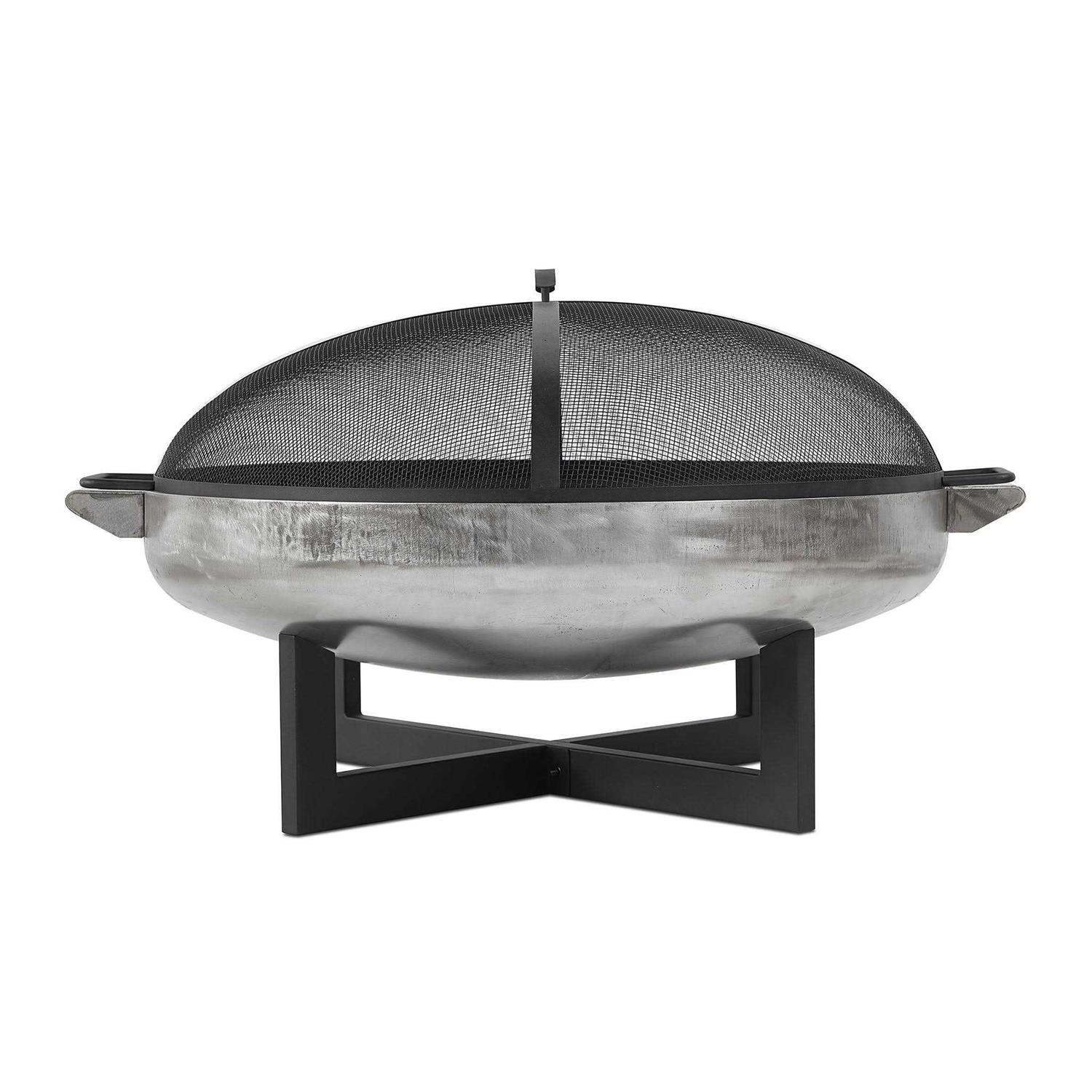 Real Flame La Porte Wood-Burning Fire Pit in Rust - Image 4