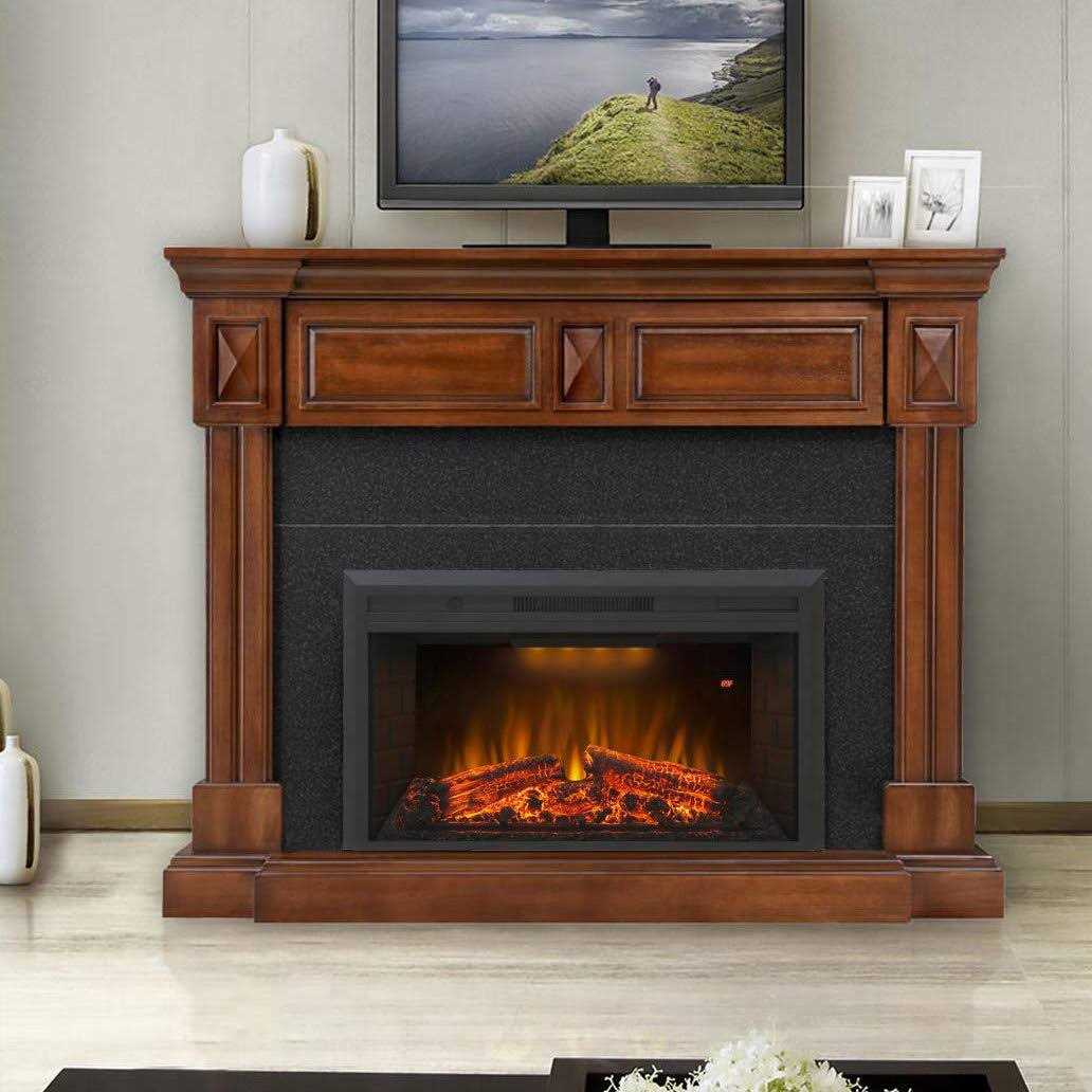Mateas Electric Wall Mounted Fireplace Insert Ebern Designs - Image 4