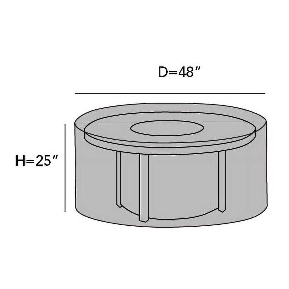 Covermates Round Fire Pit Cover Fits Up Water - Image 4