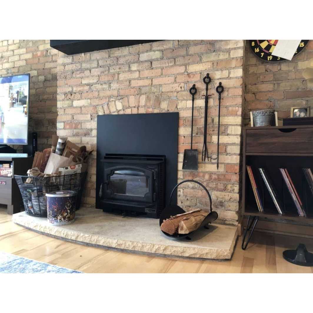 Rocky Mountain Goods Firewood Basket Holder Indoor Decorative Finish Metal Log Holder - Image 5