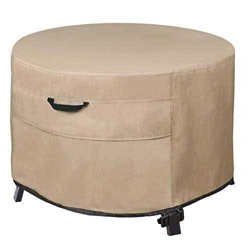 Round Water Resistant Fire Pit Cover with 3 Year Warranty ULTCOVER - Image 4