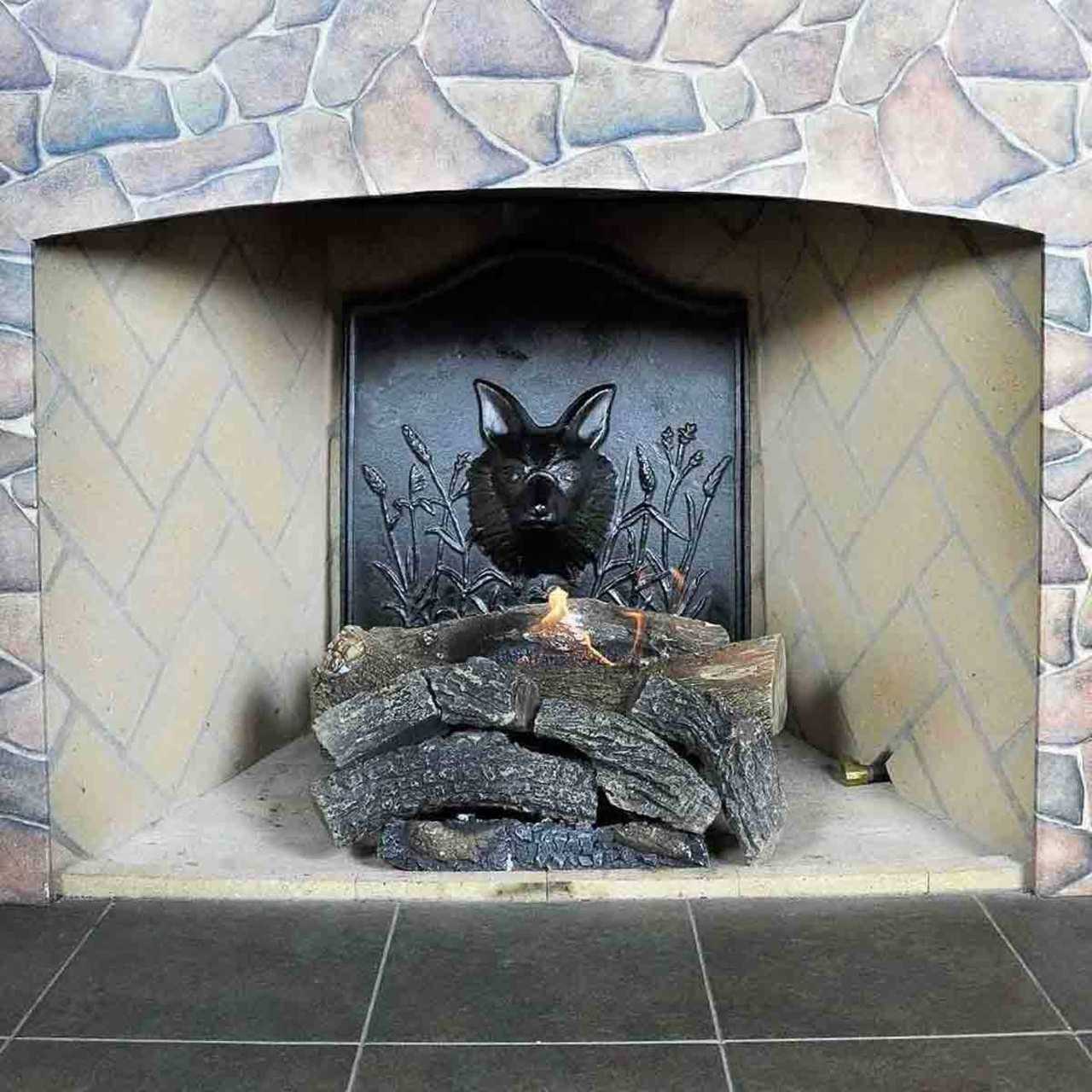 Minuteman Fox Fireback Cast Iron - Image 3