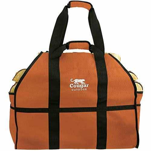 Cougar Outdoor Firewood Carrier Log Carrier Waterproof Heavy Duty Extra Large Capacity Canvas Wood Carrying Bag for Firewood - Image 4