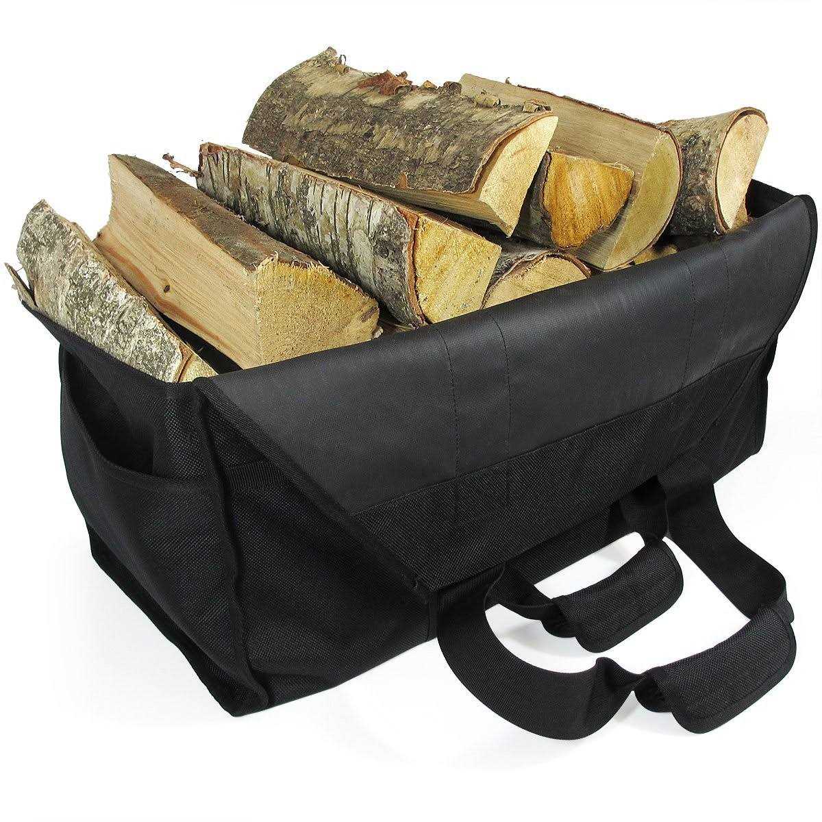 Cougar Outdoor Firewood Carrier Log Carrier Waterproof Heavy Duty Extra Large Capacity Canvas Wood Carrying Bag for Firewood - Image 3