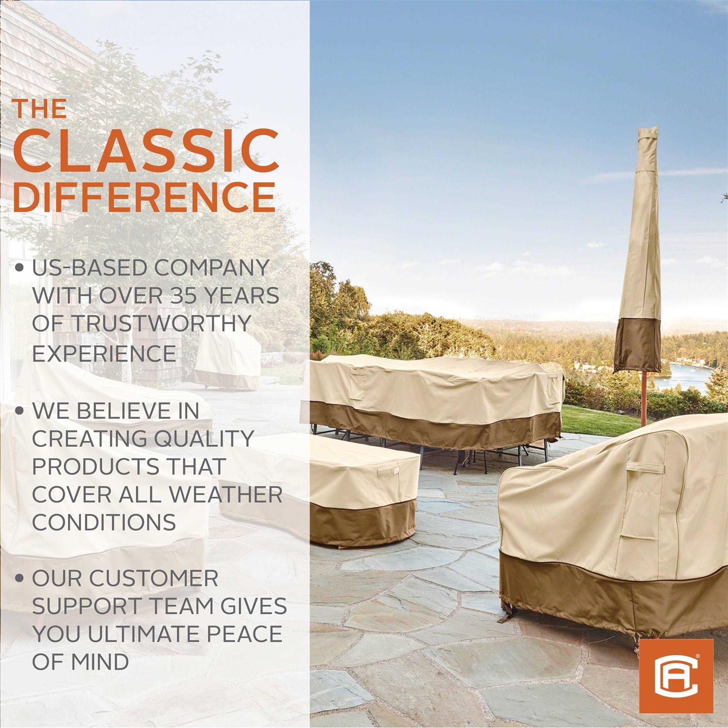 Classic Accessories Veranda Fire Pit Cover Round - Image 3