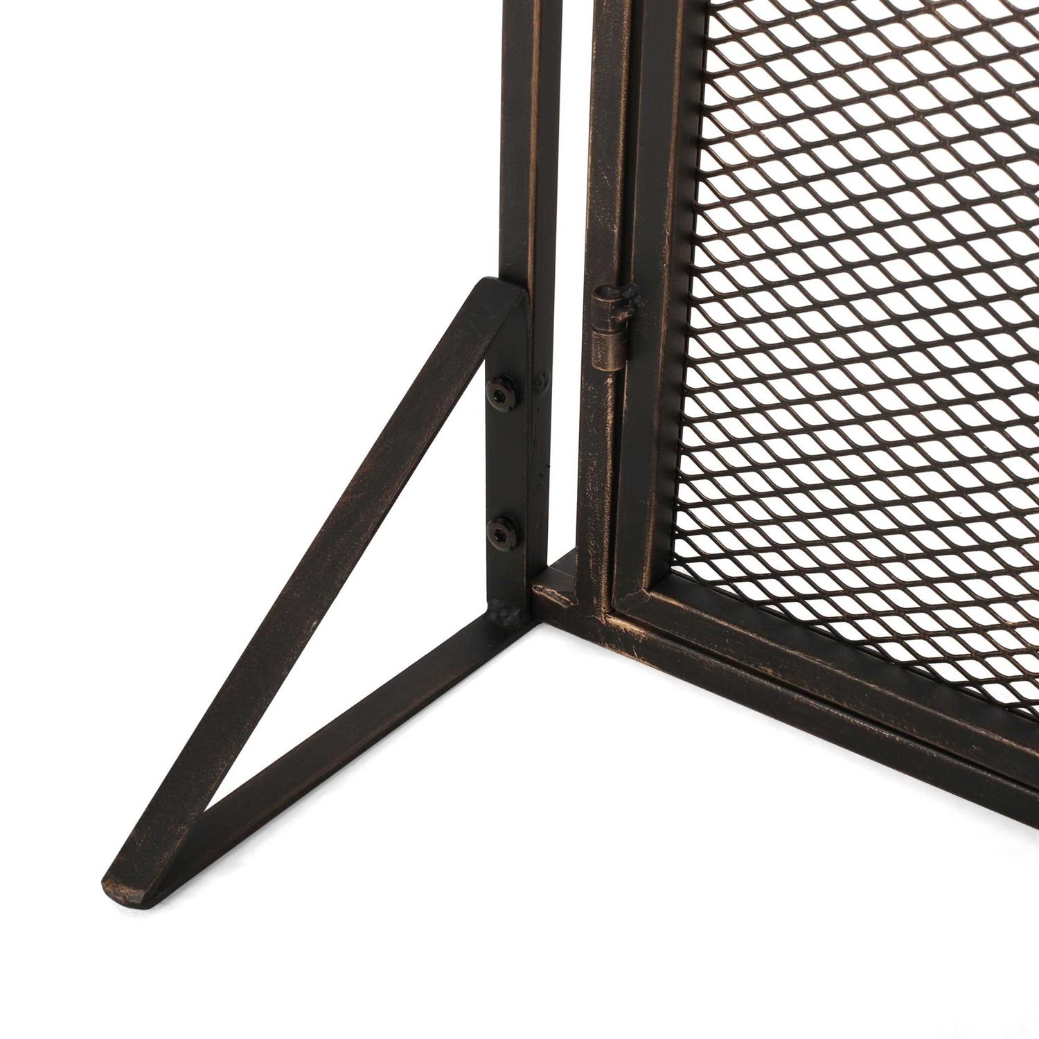 Christopher Knight Home Novia Iron Fireplace Screen - Image 3