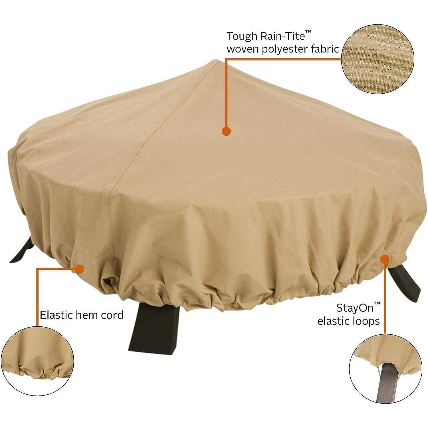 Classic Accessories Terrazzo Fire Pit Cover - Image 5