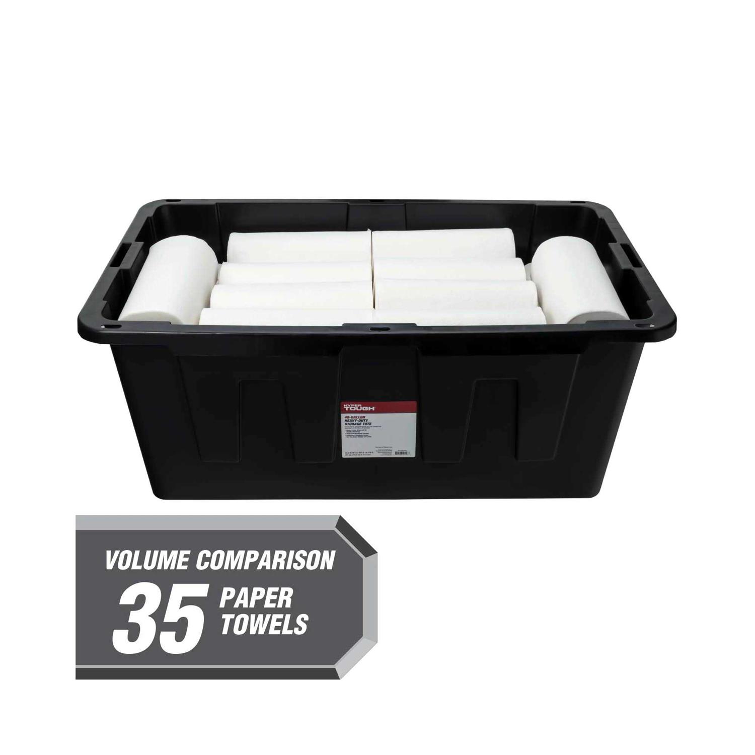 Hyper Tough Snap Lid Plastic Storage Bin Container - Image 2