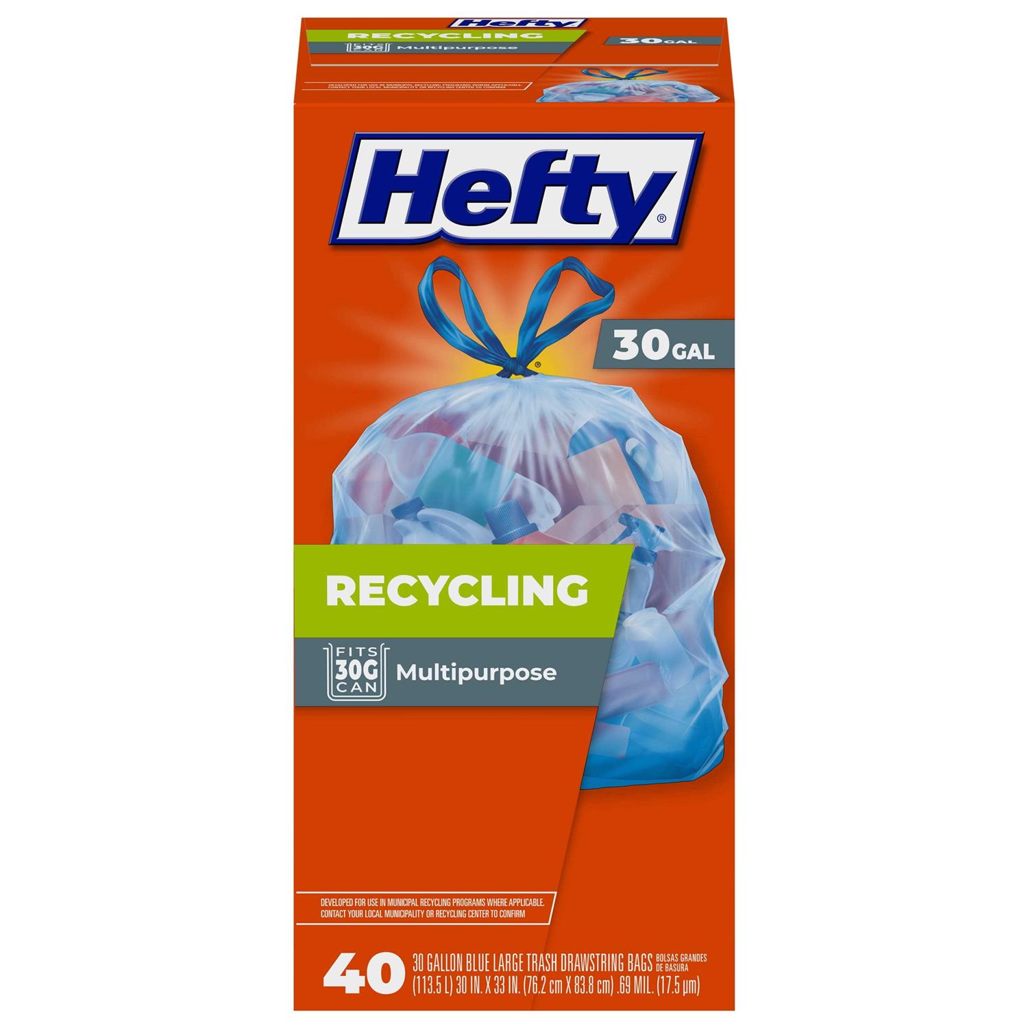 Hefty Recycling Trash Bags